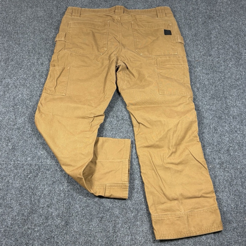Wolverine Pants Canvas Double Knee Workwear Skater Men Fits 38x28 Tan Brown Work View 2